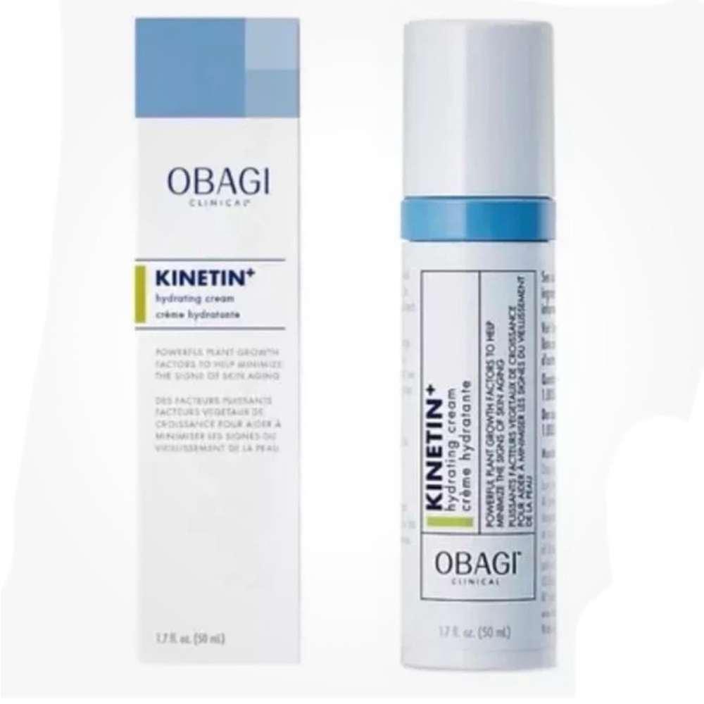 Obagi Kinetin+ Hydrating Cream 1.7 oz Anti-Aging Moisturizer BNIB - Picture 1 of 3